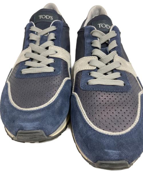 TOD'S（トッズ）TOD'S (トッズ) ローカットスニーカー ネイビー サイズ:9　1/2の古着・服飾アイテム