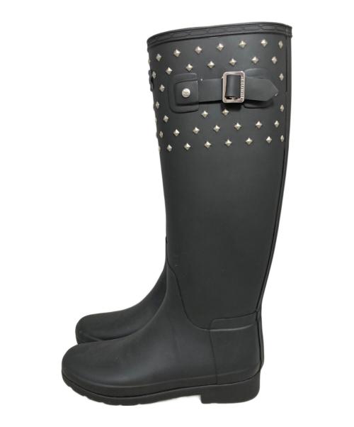 HUNTER（ハンター）HUNTER (ハンター) レインブーツ ブラック サイズ:US7の古着・服飾アイテム