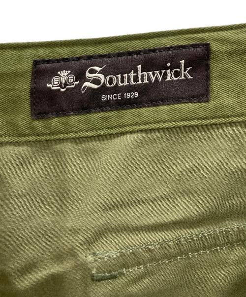 SOUTHWICK（サウスウィック）SOUTHWICK (サウスウィック) ベイカーパンツ オリーブ サイズ:XLの古着・服飾アイテム