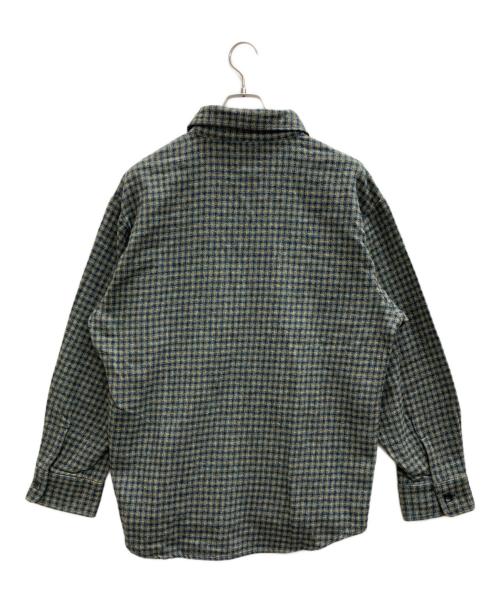 MYTHINKS（マイシンクス）MYTHINKS (マイシンクス) MY CHECK NEL SHIRT ブルー サイズ:S 未使用品の古着・服飾アイテム