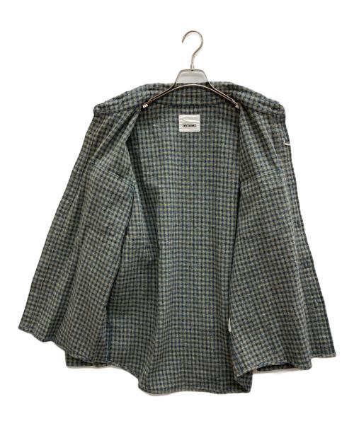 MYTHINKS（マイシンクス）MYTHINKS (マイシンクス) MY CHECK NEL SHIRT ブルー サイズ:S 未使用品の古着・服飾アイテム