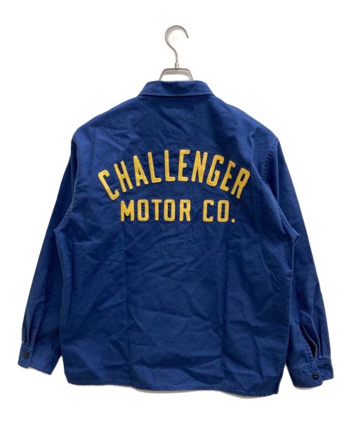CHALLENGER（チャレンジャー）CHALLENGER (チャレンジャー) MOTOR CO. SHIRT ネイビー サイズ:L 未使用品の古着・服飾アイテム