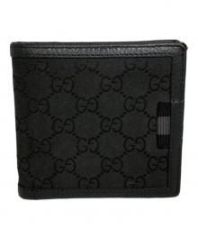 GUCCI（グッチ）の古着「2つ折り財布」｜ブラック