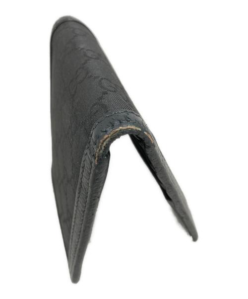 GUCCI（グッチ）GUCCI (グッチ) 2つ折り財布 ブラックの古着・服飾アイテム