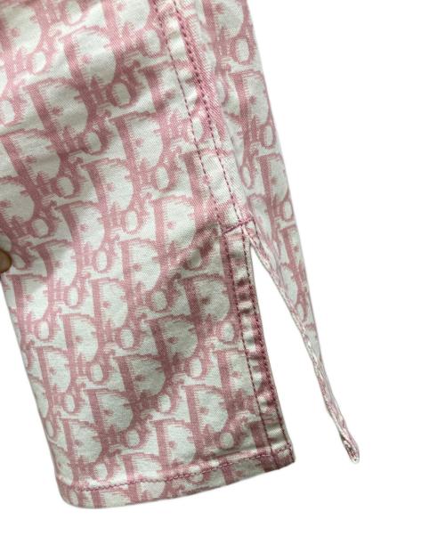 Christian Dior（クリスチャン ディオール）Christian Dior (クリスチャン ディオール) トロッター柄フレアパンツ ピンク サイズ:34の古着・服飾アイテム