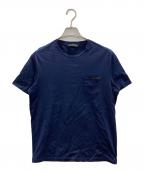 PRADAプラダ）の古着「ポケットTシャツ」｜ネイビー