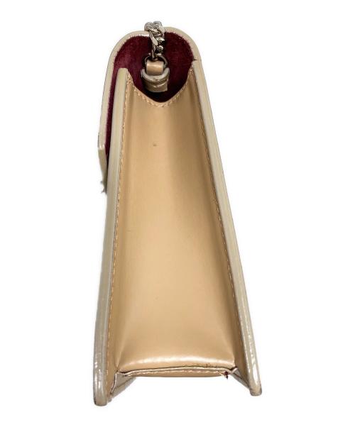 JIMMY CHOO（ジミーチュウ）JIMMY CHOO (ジミーチュウ) レイラ ショルダーバッグ ベージュの古着・服飾アイテム