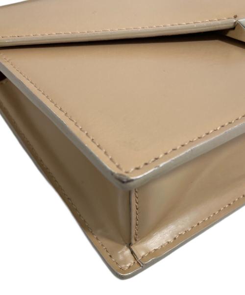 JIMMY CHOO（ジミーチュウ）JIMMY CHOO (ジミーチュウ) レイラ ショルダーバッグ ベージュの古着・服飾アイテム