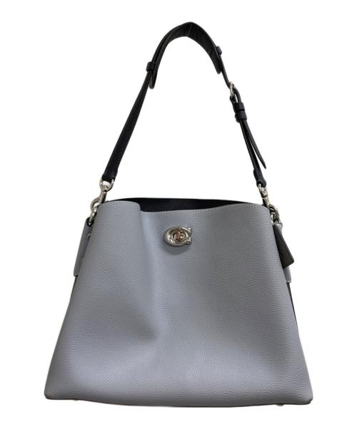 COACH（コーチ）COACH (コーチ) ウィロウ バケットバッグ ブルーの古着・服飾アイテム