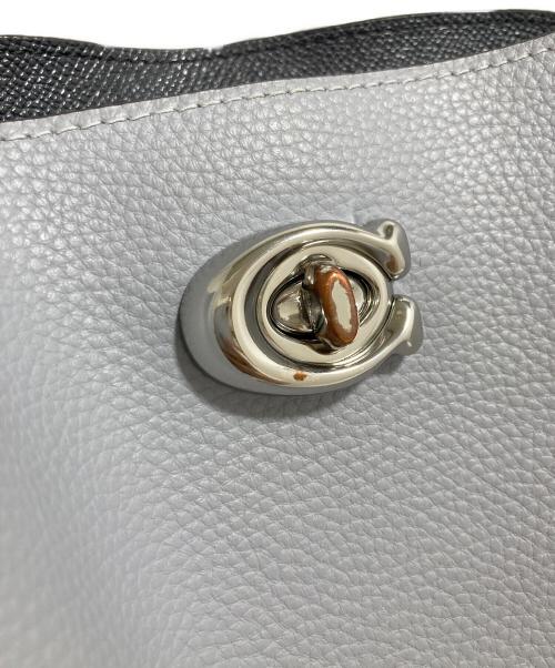 COACH（コーチ）COACH (コーチ) ウィロウ バケットバッグ ブルーの古着・服飾アイテム