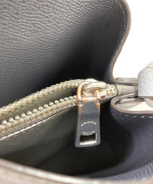 COACH（コーチ）COACH (コーチ) ウィロウ バケットバッグ ブルーの古着・服飾アイテム