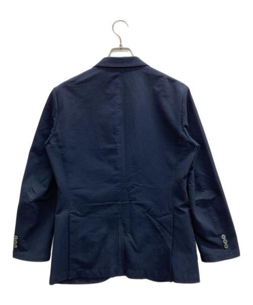 MACKINTOSH PHILOSOPHY（マッキントッシュ フィロソフィー）MACKINTOSH PHILOSOPHY (マッキントッシュ フィロソフィー) トロッター シアサッカー テーラードジャケット ネイビー サイズ:36Rの古着・服飾アイテム