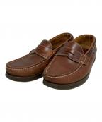 PARABOOTパラブーツ）の古着「ローファー」｜ブラウン