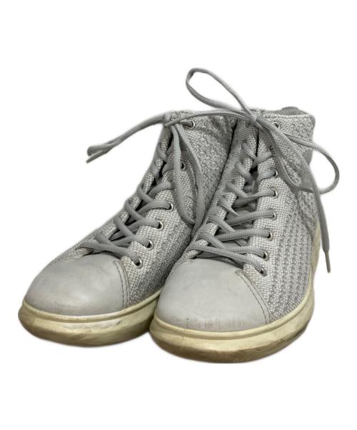 ECCO（エコー）ECCO (エコー) ハイカットスニーカー グレー サイズ:38の古着・服飾アイテム