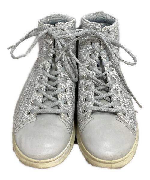 ECCO（エコー）ECCO (エコー) ハイカットスニーカー グレー サイズ:38の古着・服飾アイテム