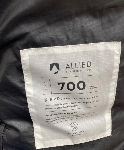 BEAUTY&YOUTH（ビューティーアンドユース）BEAUTY&YOUTH (ビューティーアンドユース) ダウンジャケット グレー サイズ:XLの古着・服飾アイテム