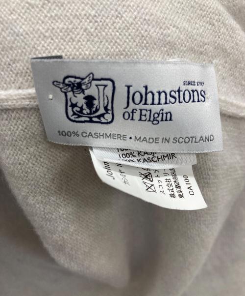 JOHNSTONS OF ELGIN（ジョンストンズオブエルガン）JOHNSTONS OF ELGIN (ジョンストンズオブエルガン) タートルネックニット ベージュ サイズ:Sの古着・服飾アイテム