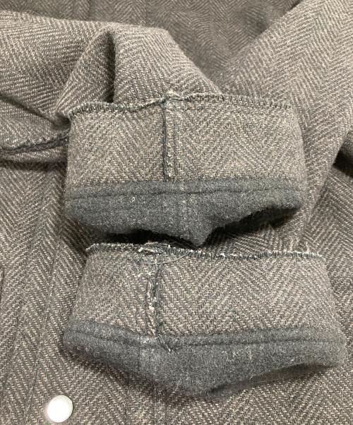 MARKA（マーカ）MARKA (マーカ) CUT OFF WORK JACKET SHORT グレー サイズ:2の古着・服飾アイテム