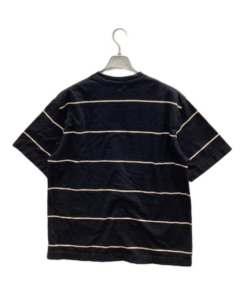 BLURHMS（ブラームス）BLURHMS (ブラームス) C/NAPP Border Plain Tee ブラック サイズ:2の古着・服飾アイテム