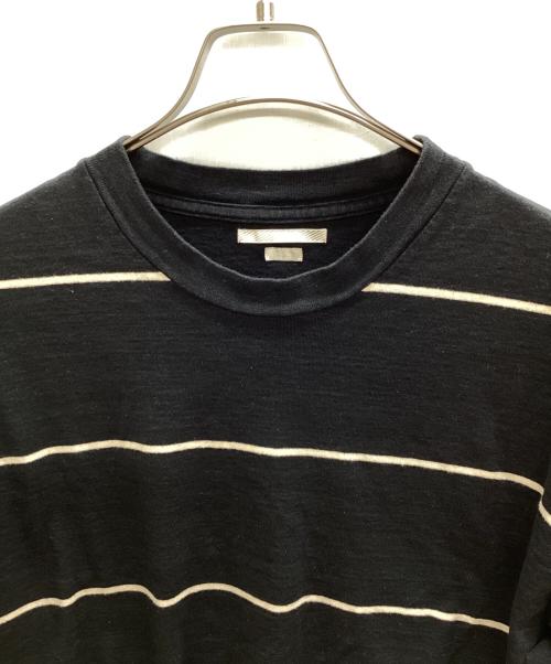 BLURHMS（ブラームス）BLURHMS (ブラームス) C/NAPP Border Plain Tee ブラック サイズ:2の古着・服飾アイテム