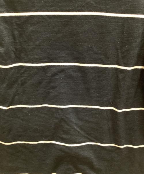 BLURHMS（ブラームス）BLURHMS (ブラームス) C/NAPP Border Plain Tee ブラック サイズ:2の古着・服飾アイテム