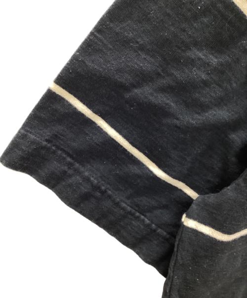 BLURHMS（ブラームス）BLURHMS (ブラームス) C/NAPP Border Plain Tee ブラック サイズ:2の古着・服飾アイテム