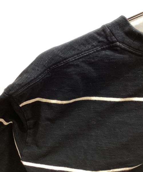 BLURHMS（ブラームス）BLURHMS (ブラームス) C/NAPP Border Plain Tee ブラック サイズ:2の古着・服飾アイテム