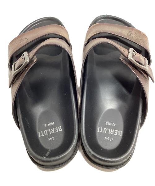 Berluti（ベルルッティ）Berluti (ベルルッティ) レザーサンダル ブラウン サイズ:7の古着・服飾アイテム