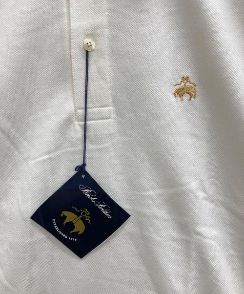 BROOKS BROTHERS（ブルックスブラザーズ）BROOKS BROTHERS (ブルックスブラザーズ) ポロシャツ ホワイト サイズ:Mの古着・服飾アイテム