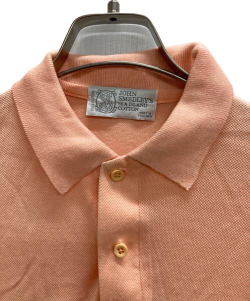 JOHN SMEDLEY（ジョンスメドレー）JOHN SMEDLEY (ジョンスメドレー) ポロシャツ ピンク サイズ:42の古着・服飾アイテム