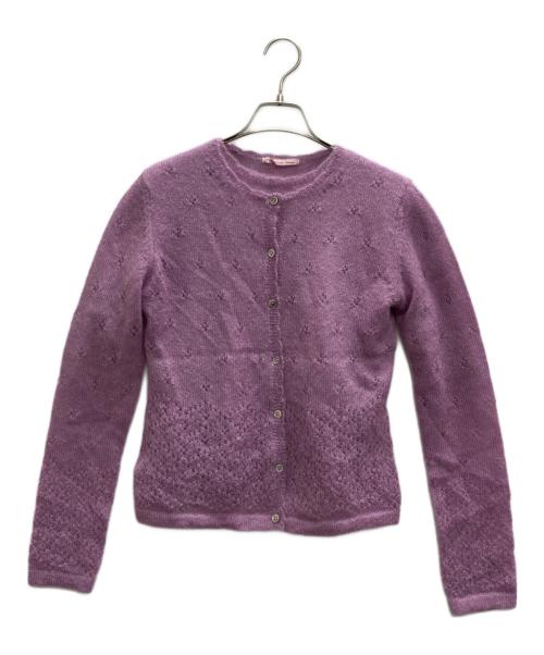 PS Paul Smith women（ポールスミス ウーメン）PS Paul Smith women (ポールスミス ウーメン) アンサンブルカーディガン パープル サイズ:Mの古着・服飾アイテム