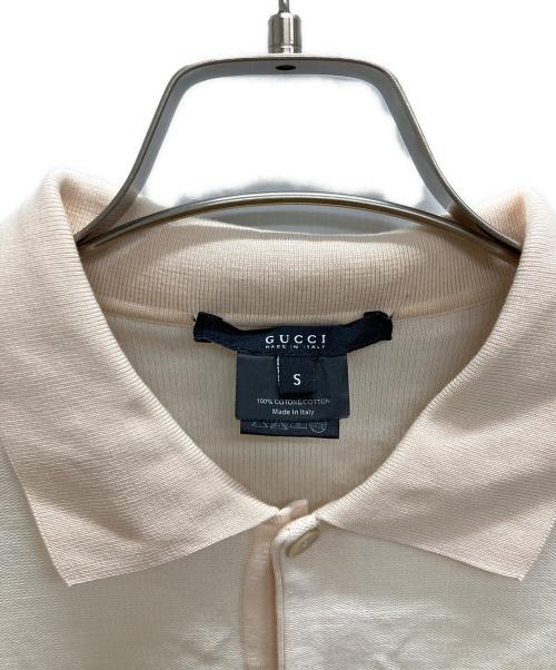 GUCCI（グッチ）GUCCI (グッチ) ポロシャツ ピンク サイズ:Sの古着・服飾アイテム