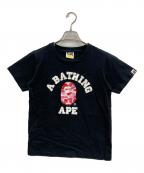 BAPE BY A BATHING APEベイプバイアベイシングエイプ）の古着「Tシャツ」｜ブラック