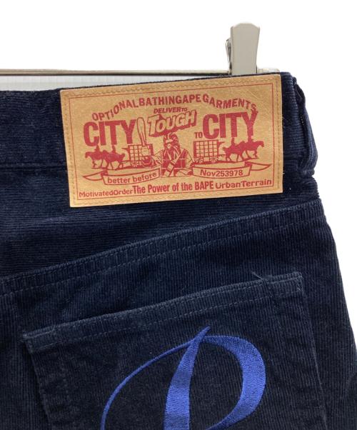 A BATHING APE（ア ベイシング エイプ）A BATHING APE (ア ベイシング エイプ) ミニスカート ネイビー サイズ:記載なしの古着・服飾アイテム