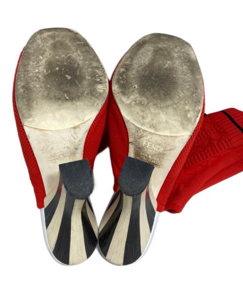 FENDI（フェンディ）FENDI (フェンディ) パンプス レッド サイズ:39の古着・服飾アイテム