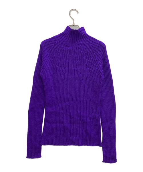 JIL SANDER（ジルサンダー）JIL SANDER (ジルサンダー) タートルネックニット パープル サイズ:40の古着・服飾アイテム