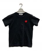 PLAY COMME des GARCONSプレイコムデギャルソン）の古着「Tシャツ」｜ブラック