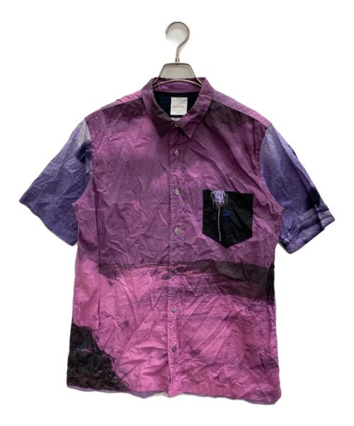 PAUL SMITH（ポールスミス）Paul Smith (ポールスミス) 半袖シャツ パープル サイズ:Lの古着・服飾アイテム