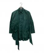 UN3D.アンスリード）の古着「ブラウス」｜グリーン
