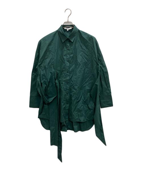 UN3D.（アンスリード）UN3D. (アンスリード) ブラウス グリーン サイズ:Fの古着・服飾アイテム