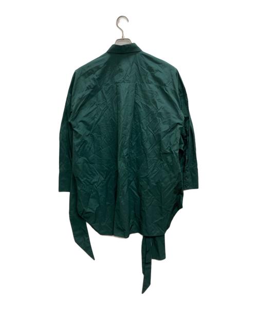 UN3D.（アンスリード）UN3D. (アンスリード) ブラウス グリーン サイズ:Fの古着・服飾アイテム