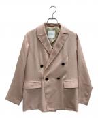 STUDIOUSステュディオス）の古着「テーラードジャケット」｜ピンク