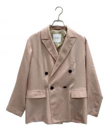 STUDIOUS（ステュディオス）の古着「テーラードジャケット」｜ピンク