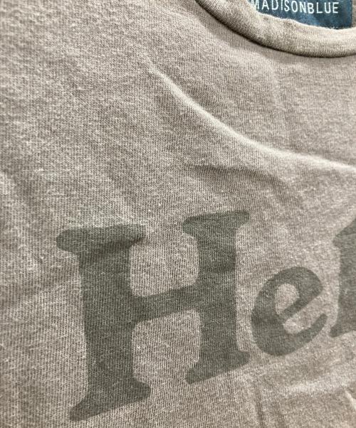 MADISON BLUE（マディソンブルー）MADISON BLUE (マディソンブルー) HELLO NOSLEEVE TEE グレー サイズ:01の古着・服飾アイテム