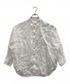 Spick and Spanスピックアンドスパン）の古着「リネンシャツ」｜ホワイト