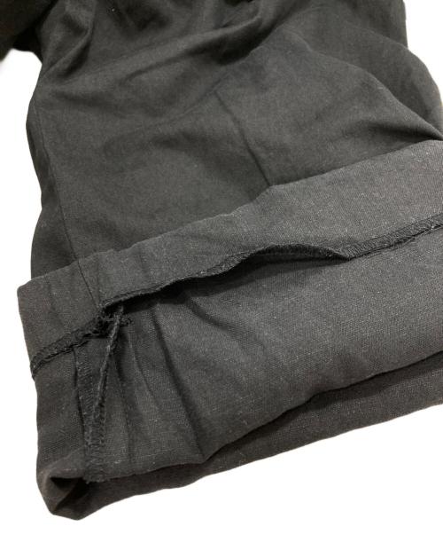 MARGARET HOWELL（マーガレットハウエル）MARGARET HOWELL (マーガレットハウエル) リネンコットンツイルパンツ ブラック サイズ:2の古着・服飾アイテム