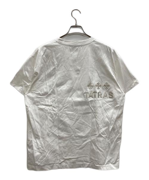TATRAS（タトラス）TATRAS (タトラス) NUNKI ブランドロゴTシャツ ホワイト サイズ:3の古着・服飾アイテム