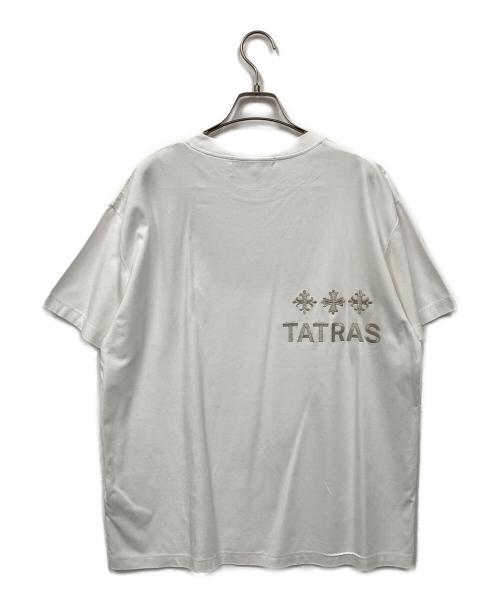 TATRAS（タトラス）TATRAS (タトラス) NUNKI ブランドロゴTシャツ ホワイト サイズ:3の古着・服飾アイテム