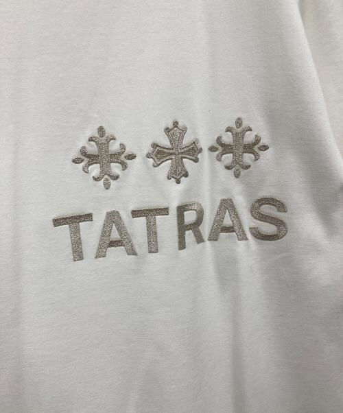 TATRAS（タトラス）TATRAS (タトラス) NUNKI ブランドロゴTシャツ ホワイト サイズ:3の古着・服飾アイテム