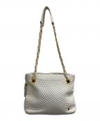 BALLYバリー）の古着「チェーンショルダーバッグ」｜ホワイト